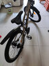 Jeep 吉普镁合金山地自行车成人男女碟刹减震变速学生代步越野赛单车 牧马人钢架-24速连体指拨-金色 24英寸（适合高150-175cm） 实拍图