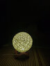 月影网红小夜灯卧室创意床头灯星空少女投影灯藤球灯梦幻睡眠灯 【暖黄光款】USB插电藤球灯XD089 实拍图