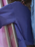 [非人哉联名]唐狮圆领卫衣女春秋新款外套韩版宽松潮上衣加绒 浅蓝紫/无绒款（二批） S 晒单实拍图