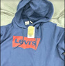 Levi's【特价来袭】李维斯情侣同款经典宽松休闲logo套头连帽卫衣 黑色 19622-0005 S 实拍图
