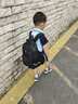 巴布豆书包小学生1-3-6年级男女童韩版减负双肩背包儿童书包初中生背包 BBD8602黑色 小号1-3年级 实拍图
