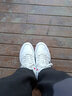 回力男鞋板鞋男秋季韩版男士休闲小白鞋百搭学生潮空军一号运动鞋子男 白色【加绒款】 44 实拍图