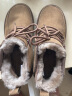骆驼（CAMEL）男鞋 反绒冬季雪地靴保暖加绒加厚防滑套脚高帮棉靴 A942275199 蘑菇色 41 晒单实拍图
