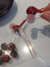 JZEPHF 耳机套入耳式耳机硅胶套塞套耳塞适用于三星小米索尼vivo华为漫步者魅族耳套配件蓝牙通用耳帽 白透红 大中小各一对 实拍图