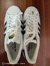 adidas阿迪达斯三叶草男鞋女鞋板鞋 25冬季新款情侣金标贝壳休闲鞋子女 白色 /贝壳鞋/经典百搭小白鞋 40.5 实拍图