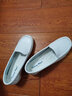提灯天使护士鞋牛皮超轻牛筋底白色舒适女工作鞋护士单鞋白色护士鞋1601 白色 40 实拍图