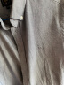哈吉斯（HAZZYS）男装 夏款男士衬衣异色小细格休闲风长袖衬衫男ASCZK13BK29 藏青色NV 175/96A 48 晒单实拍图