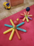 赟娅翘翘平衡板体能感统训练器材家用平衡台专注力室内锻炼玩具跷跷板 天蓝色（送五球) 实拍图