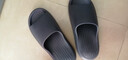 逸茉夏季抗菌防臭拖鞋男女士居家室内浴室洗澡防滑EVA凉拖轻盈踩屎感 白色 42-43 (265mm) (适合41-42脚穿) 实拍图