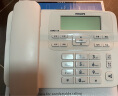 飞利浦(PHILIPS）电话机座机 固定电话 办公家用 来电显示 双接口 免电池 CORD118白色 办公伴侣 一年质保 实拍图