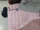 西漢（XIHAN）长毛绒卧室床边飘窗垫窗台垫书房阳台垫落地窗垫防滑坐垫可定制 粉色 80*180cm【定制请联系客服】 实拍图