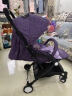 SDB【送货到家】圣得宝可坐可躺婴儿车轻便折叠宝宝车婴儿推车可登机 亮丝紫 实拍图
