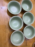 古德窑 汝窑功夫茶杯陶瓷6只装汝瓷品茗杯单杯开片可养家用小茶杯主人杯 六只装-介福汝窑《小碗杯》35ml 实拍图