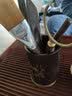 久堂黑檀茶道六君子黄铜功夫茶具配件茶筒泡茶工具6君子套装茶夹子刀 铜木茶道六君子（竹报平安）黑檀木配件 实拍图