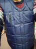 恒源祥羽绒马甲男加厚保暖坎肩加大码中老年背心马夹爸爸内胆羽绒服冬季 藏青色 L 建议穿120斤以下 实拍图