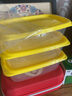 茶花（CHAHUA）保鲜盒可微波米饭水果分装收纳盒食品级材质冰箱专用冷藏保鲜盒 780ml+830ml【6只】随机色 可微波加热 实拍图