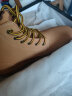 百丽复古擦色厚底大黄靴男冬季缝线高帮百搭工装靴7TW01DD2 黄单里 40 实拍图