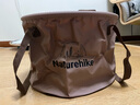 NatureHike挪客可折叠圆形水桶户外旅行露营便携式水盆野餐储水桶洗衣泡脚桶 浅咖啡/20L 实拍图