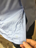 恒源祥轻奢含桑蚕丝长袖衬衫男秋冬季男士商务休闲正装衬衣中青年外套男 兰灰 38 （胸围98cm） 实拍图