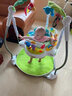 可浠乐婴儿弹跳椅蹦跳欢乐园秋千椅加强版弯腿婴儿跳跳椅宝宝健身器架 升级款白色蹦跳椅+充电版+地毯+座位可360度旋转 实拍图