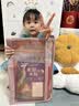 小学生学科科目分类透明文件袋拉链式作业袋语文数学书袋初中生语数英试卷袋课本a4网纱资料袋大容量收纳 透明网纱【双层-粉色】加宽6cm/含11张卡片 实拍图