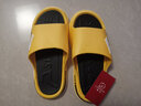 唯继大童拖鞋夏季男童男孩防滑家用居家潮流时尚外穿户外儿童凉拖鞋男 118【黄色】新色系 34-35 （适合脚长21cm） 实拍图