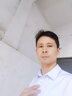 HAIPAIHAOYU长袖衬衫男士修身商务正装衬衣职业装纯色男装内搭婚礼质感白上衣 CS3012浅蓝色 S (160) 【推荐80-100斤】 实拍图