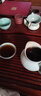 东道 青瓷鱼乐单杯功夫茶杯 陶瓷茶杯 主人泡茶杯 （翠青）80ML（礼盒装） 实拍图