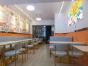 网红奶茶店咖啡厅桌椅组合 甜品店饭店西餐厅轻奢卡座沙发商用 颜色尺寸修改拍用 晒单实拍图