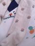 Kissbaby Miracle婴儿袜子 秋冬宝宝防滑隔凉学步地板袜儿童早教袜子 碎花长筒款【独立包装】 5双 S码 【推荐0-1岁宝宝使用】 实拍图