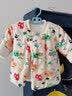 豆苗儿宝宝棉衣服纯棉花新生婴儿手工棉袄加厚保暖内胆幼儿内穿棉服儿童上衣秋冬季一周岁 黄色乐园 90码推荐年龄1-2岁 实拍图