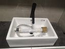 乐牧北欧台上盆方形家用洗手盆盘单盆卫生间洗漱台盆洗脸盆大小尺寸陶瓷面盆艺术盆洗手池加深 5号盆（510*360*150） 配龙头套餐（默认黑色抽拉龙头） 实拍图