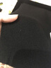 CACUSS纯羊毛围巾男士纯色商务冬季保暖针织围脖生日礼物礼盒装W0038 黑色 实拍图