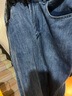 真维斯（Jeanswest）复古蓝阔腿牛仔裤女春夏新款高腰垂感直筒宽松小个子拖地裤子女 复古蓝长裤 XL 实拍图
