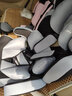 艾星 儿童汽车安全座椅加强防护宝宝安全座椅ISOFIX  9个月-12岁 黑灰 实拍图