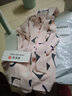 欧洛黛衬衫女春秋装女衬衣长袖时尚小衫百搭雪纺上衣女 粉色 XL 实拍图