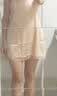 Carey Kay品牌睡衣女冰丝吊带睡裙两件套家居服女性感可外穿纯欲诱惑送女友 杏色套装【吊带+睡袍】 L 【110-120斤】 实拍图