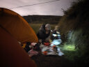 NatureHike超轻户外单人骑行铝杆帐篷 硅胶面料防水 防风防雨露营专业帐篷 单人 20D硅胶-橙色带雪裙 实拍图