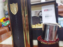 思宝方舟C7/C8真空保温杯商务时尚带茶隔办公泡茶便携车载礼品水杯 金色 450ml 实拍图