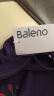 Baleno班尼路t恤女时尚印花刺绣短袖舒适棉质圆领运动上衣 68P-黑加仑 S 晒单实拍图
