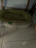 KimPets狗窝猫窝冬季保暖沙发睡觉用隧道狗床垫子宠物用品四季通用可拆洗 双层加厚保暖高档狗窝（浅绿色） M-50*40cm(5斤内宠物) 实拍图