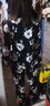 优婷菲（YOUTINGFEI）睡衣女春秋季纯棉长袖薄款宽松全棉家居服女士秋款大码套装可外穿 XEQ-1117浅灰 L(身高158-165 体重100-125) 实拍图