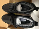 布瑞京男鞋冬季老北京布棉鞋加绒保暖防滑软底中老年爸爸鞋防水雪地鞋子 黑色（系带）-22313 40 实拍图