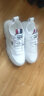 笠足典板鞋男鞋新款小白鞋夏季透气网布鞋青少年时尚休闲韩版潮鞋 白色 39运动码 实拍图