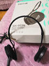 声丽（SENICC） SH-903时尚后挂耳机台式机笔记本电脑头戴式耳机耳麦重低音立体声单双插头手机通用音乐耳机 耳挂式耳机-黑色（单插头） 实拍图