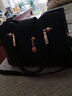 北狐真皮手提包女包新款气质女神高贵时尚百搭头层牛皮鳄鱼纹大容量单 黑色 实拍图
