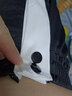 赛风运动长裤排扣篮球裤男全开扣纽扣宽松潮束脚卫裤训练长裤排扣裤子 黑色 4XL(建议175-195斤） 实拍图
