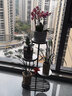 赏欧家居现代铁艺花架室内多层绿植花盆架客厅花架阳台简约落地花几 三Ceng黑色（单件） 实拍图