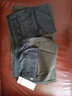 奥林龙（OrLinDragon）春秋厚款中老年男士休闲裤男高腰宽松商务休闲直筒免烫爸爸长裤子 深灰色+灰绿色【春秋厚款】 30 【2尺3腰围】 实拍图