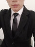 欧妖新款韩版式商务黑色6CM休闲婚礼新郎伴郎结婚装礼盒工作男领带 黑色 实拍图
